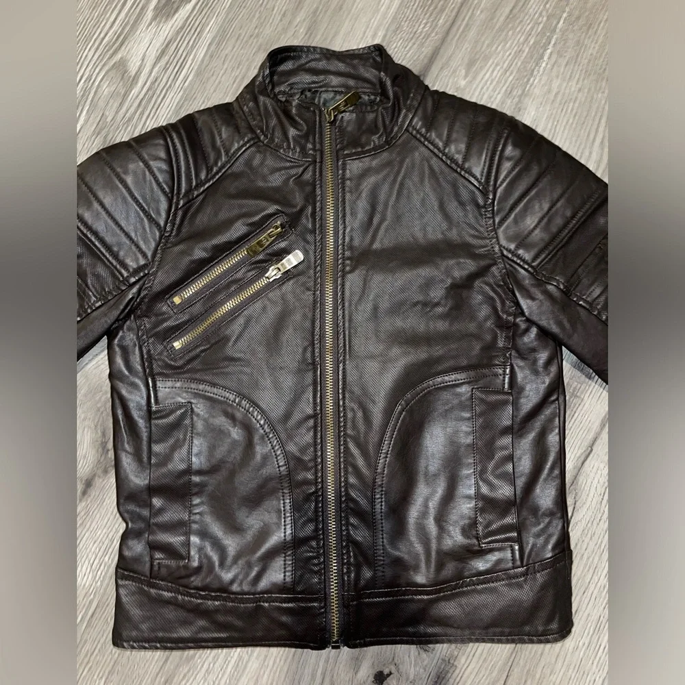 Boys Jacket /Vest‎ Bundle Urban Republic Faux Leather Jacket & Puma Vest … - Picture 4 of 16